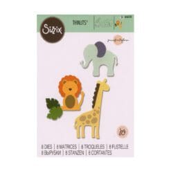 Sizzix-666228-Thinlits-Basic-Zoo-Animals-Jennifer-Ogborn-8pk