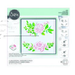 Sizzix Layered Stencils (4pk) Floral Borders