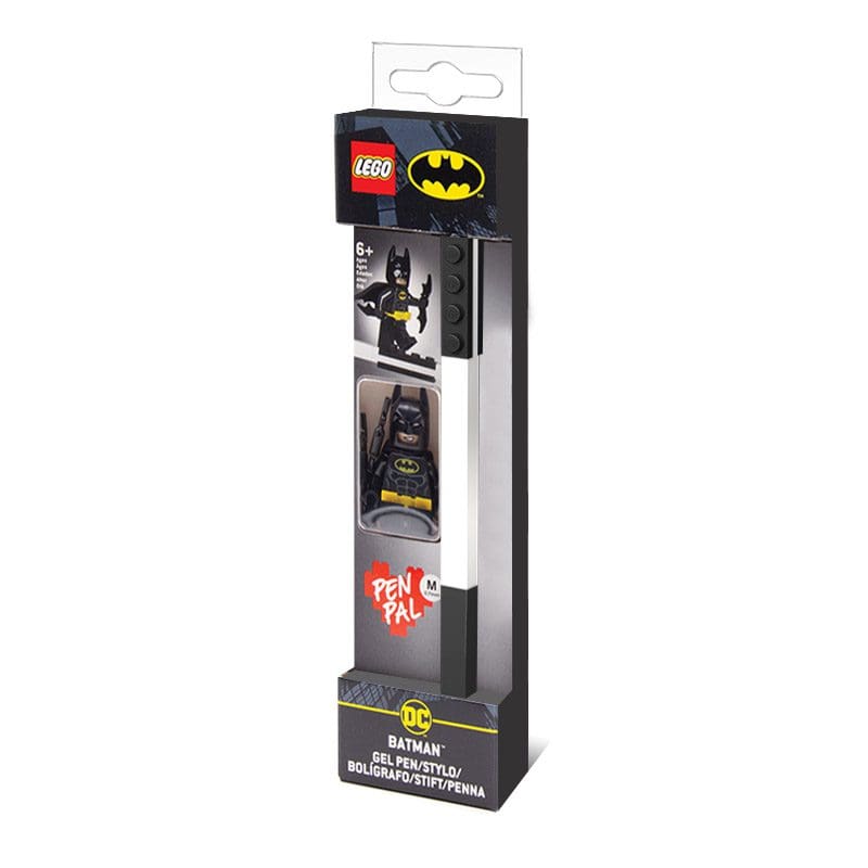 LEGO® DC Batman Gel Pen with Minifigure (Pen Pal) (Black) - GM Crafts