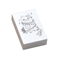 May-And-Berry Christmas-Cat-Wooden-Stamp-From-GM-Crafts