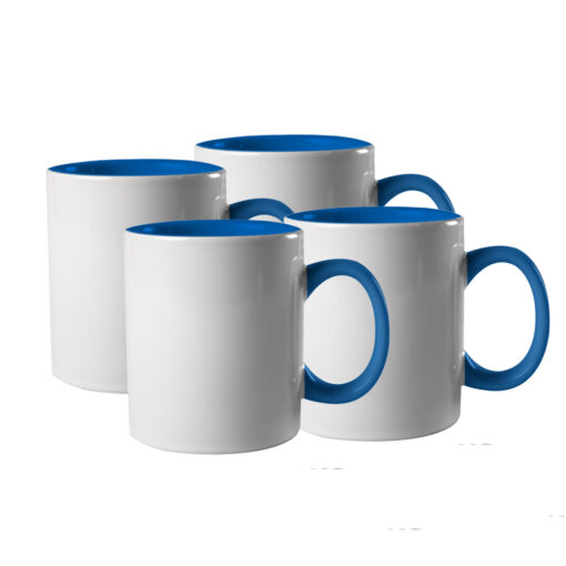 4-x-Sublimation-white-Mugs-Blue-Handle-and-Inner-From-GM-Crafts