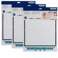 Brother-12x12-Scan-N-Cut-CM-Low-Tack-Cutting-Mat-3-Pack-From-GM-Crafts