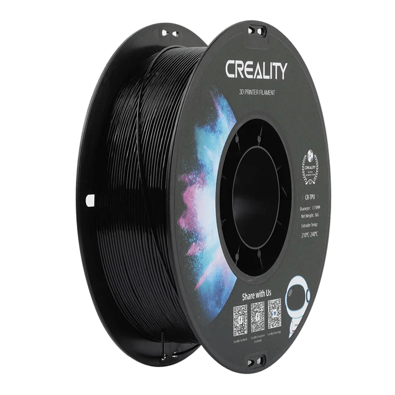 Black-Creality-CR-TPU-Filament-From-GM-Crafts