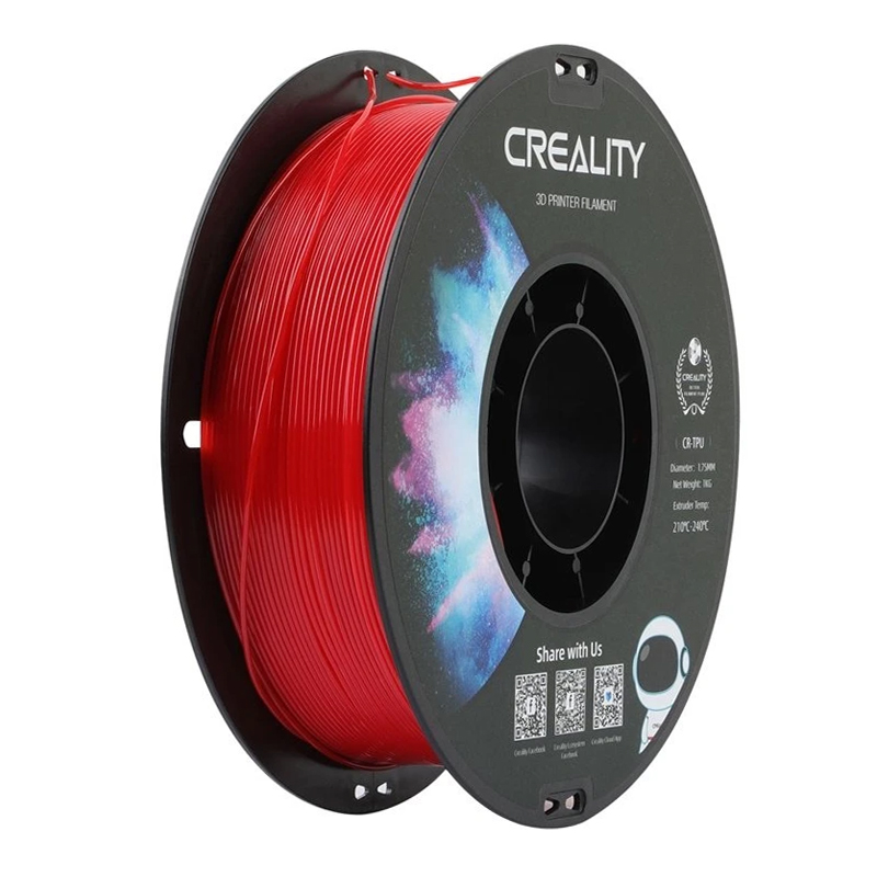 Red-Creality-CR-TPU-Filament-From-GM-Crafts