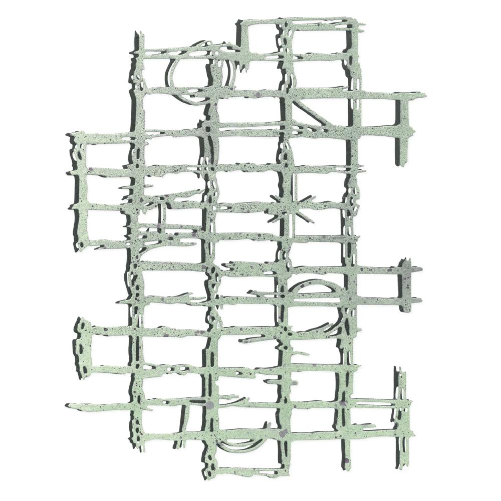 Sizzix Thinlits Die Set Gridiron By Seth Apter (1pk)