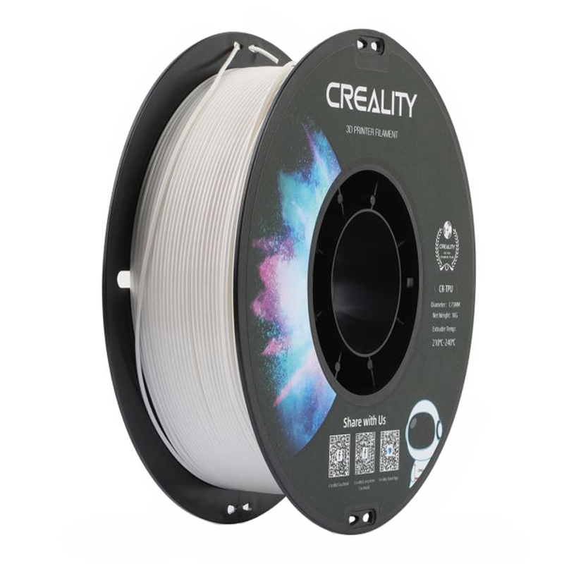 White-Creality-CR-TPU-Filament-From-GM-Crafts