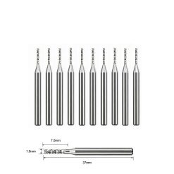 1-x-7mm-Maxmake-Solid-Carbide-Corn-Teeth-PCB-Router-Bit-(10pk)-From-GM-Crafts