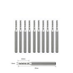 1.5-x-8.5mm-Maxmake-Solid-Carbide-Corn-Teeth-PCB-Router-Bit-(10pk)-From-GM-Crafts