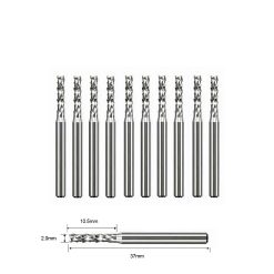 2-x-10.5mm-Maxmake-Solid-Carbide-Corn-Teeth-PCB-Router-Bit-(10pk)-From-GM-Crafts
