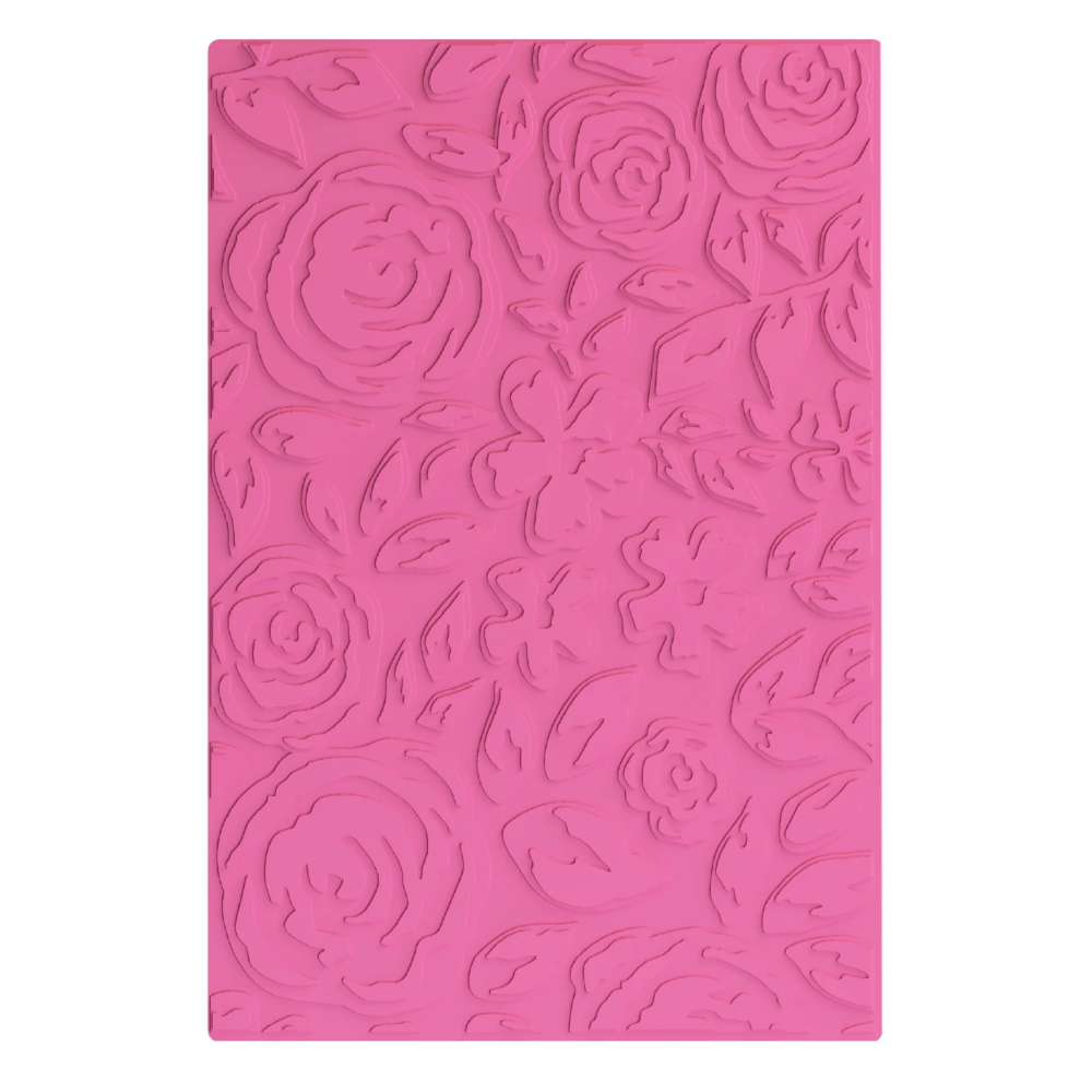 Sizzix Multi-Level Embossing Folder Watercolor Bouquet By Eileen Hull