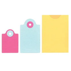 Sizzix Thinlits Die Set Ephemera Pocket + Tags By Eileen Hull (4pk)