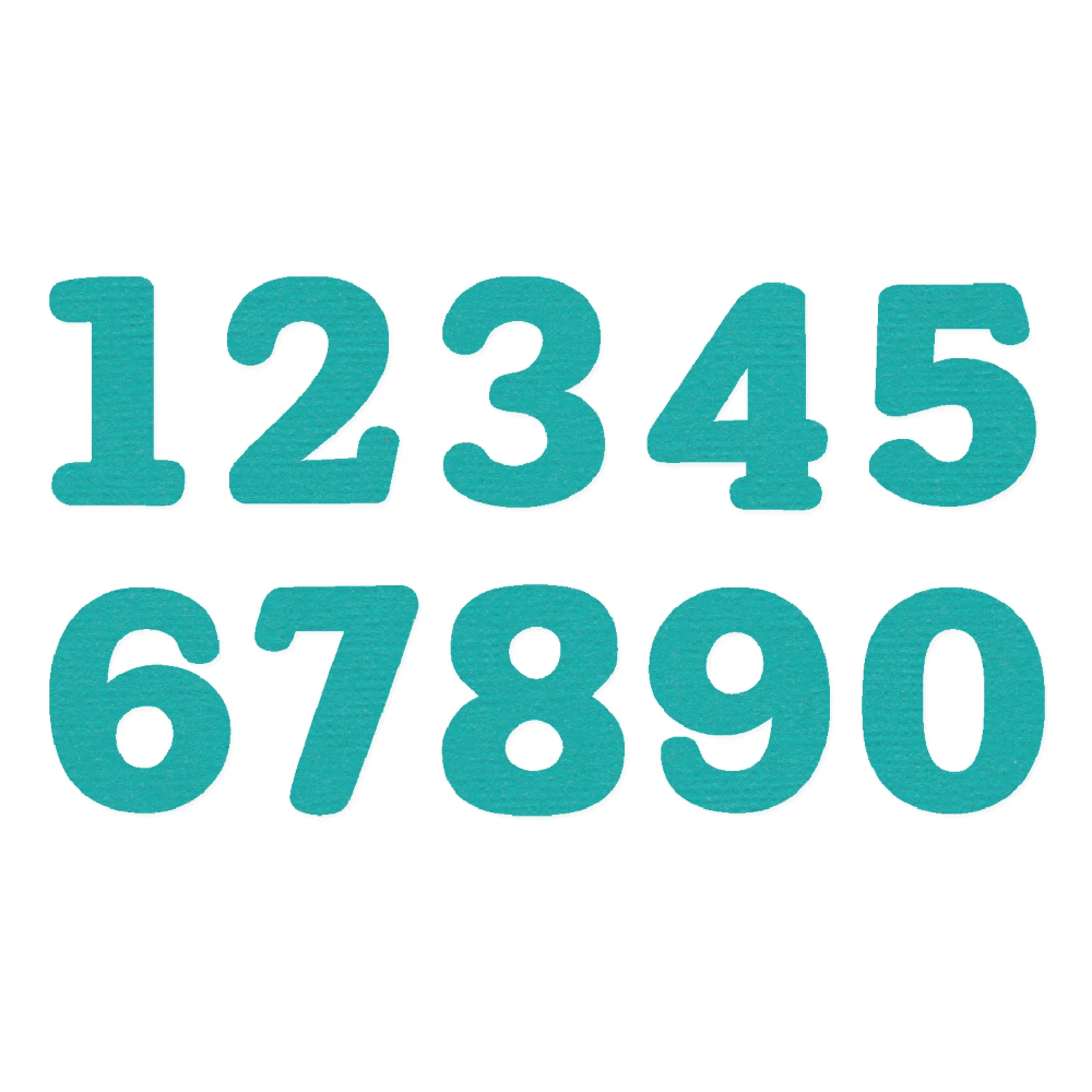 Sizzix Thinlits Die Set Nora Numbers By Eileen Hull (10pk)