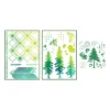 Sizzix Clear Stamps Set 13PK w/1PK Stencils Set Outdoor Essentials by 49 and Market