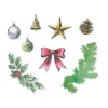 Sizzix Clear Stamps Set 9PK w/8PK Framelit Dies Build a Wreath by 49 and Market