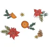 Sizzix Clear Stamps Set Poinsettia + Pine (11pk)