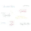 Sizzix Clear Stamps Set Winter Sentiments (9pk)