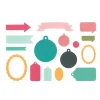 Sizzix Framelits Die Set Banners, Tags + Labels (16pk)