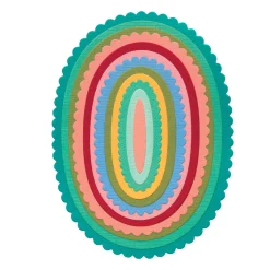 Sizzix Framelits Die Set Fancy Ovals (12pk)