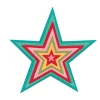 Sizzix Framelits Die Set Fancy Stars (8pk)