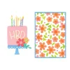 Sizzix Thinlits Die Set 15PK w/2PK Stencils Set Let's Eat Cake! By Catherine Pooler