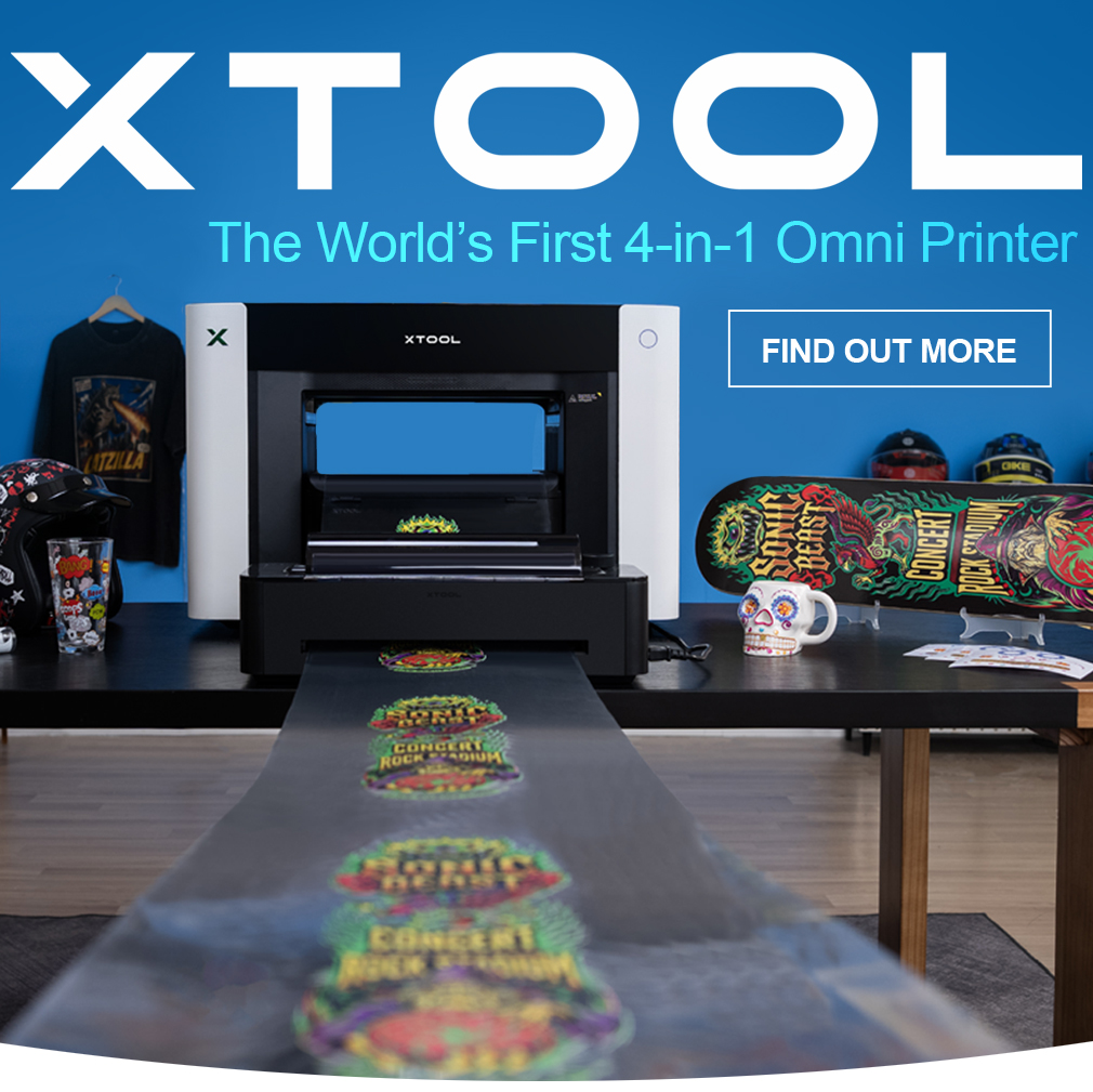 xTool O1 Omni Printer 4-in-1 UV printer for direct-to-object and film printing