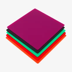 Creality 3mm Opaque Orange, Purple, Red, Green + Black Acrylic Sheets 300x300mm (10pk)