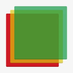 Creality 3mm Transparent Red, Yellow + Green Acrylic 200x200mm (10pk)
